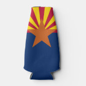Arizona Vlag: Zetting Star Sun, The Copper State Flesjeskoeler (Voorkant)