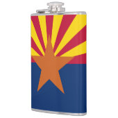 Arizona Vlag: Zetting Star Sun, The Copper State Heupfles (Links)