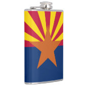 Arizona Vlag: Zetting Star Sun, The Copper State Heupfles (Rechts)