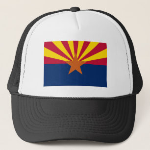 Arizona Vlag: Zetting Star Sun, The Copper State Trucker Pet