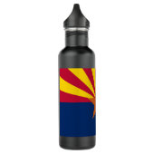 Arizona Vlag: Zetting Star Sun, The Copper State Waterfles (Links)