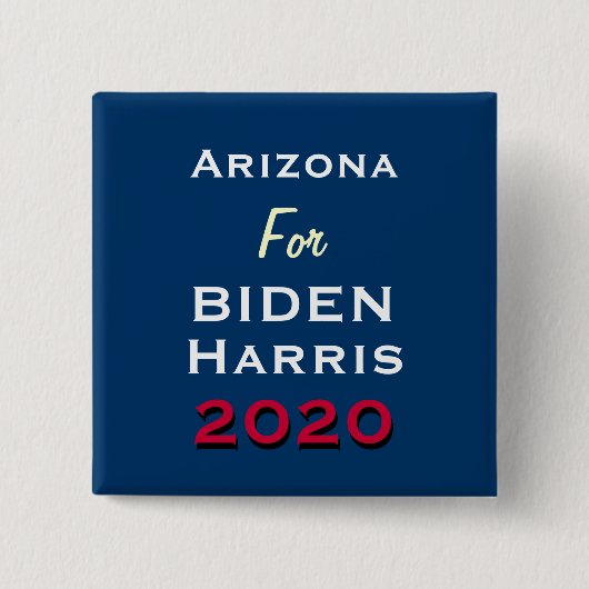 ARIZONA voor BIDEN HARRIS 2020 Button (Voorkant)