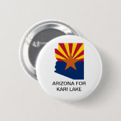 ARIZONA voor KARI LAKE GOVERNOR Button (Voorkant /achterkant)