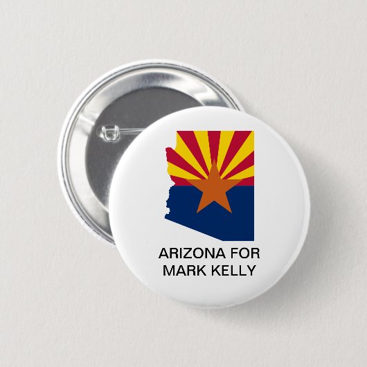ARIZONA voor MARK KELLY 2022 SENATE Button (Voorkant /achterkant)