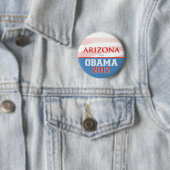 ARIZONA voor Obama 2012 Ronde Button 5,7 Cm (In situ)