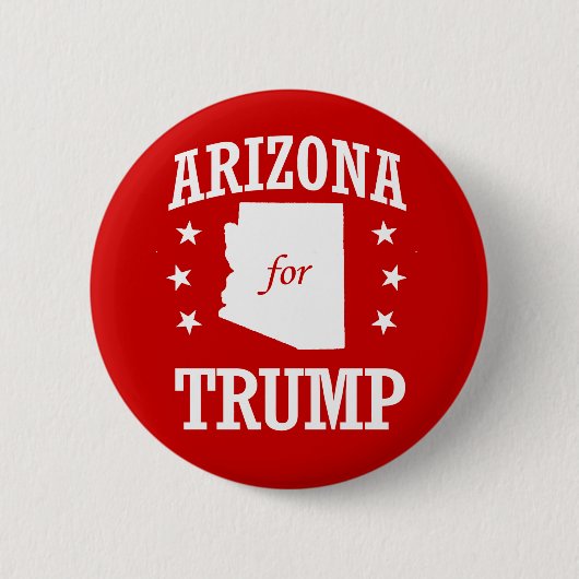 ARIZONA VOOR TRUMP RONDE BUTTON 5,7 CM (Voorkant)
