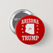 ARIZONA VOOR TRUMP RONDE BUTTON 5,7 CM (Voorkant /achterkant)