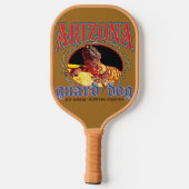Arizona Waakhond Hagedis Pickleball Paddle (Achterkant)