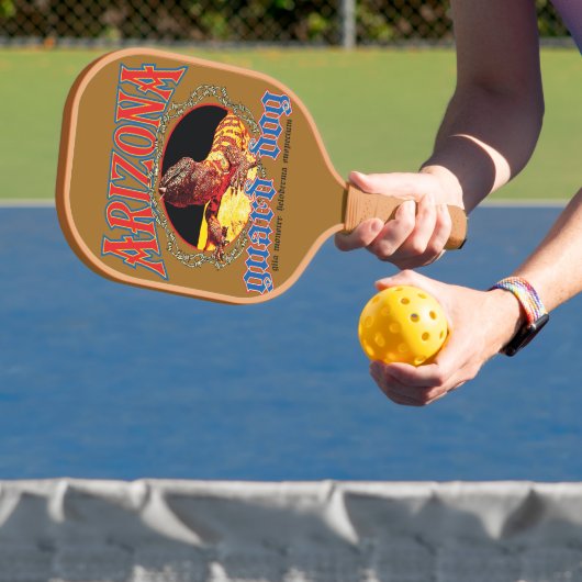 Arizona Waakhond Hagedis Pickleball Paddle (Insitu)