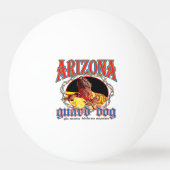 Arizona Waakhond Hagedis Pingpongbal (Voorkant)