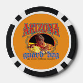 Arizona Waakhond Hagedis Poker Chips (Achterkant)