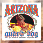 Arizona Waakhond Hagedis Raamsticker (Vel 2)