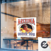 Arizona Waakhond Hagedis Raamsticker (Cafe Raam)