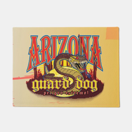 Arizona Waakhond Slang Deurmat (Voorkant)