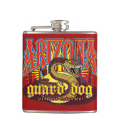 Arizona Waakhond Slang Heupfles (Voorkant)