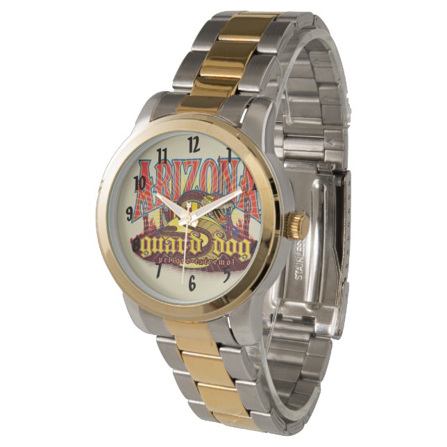 Arizona Waakhond Slang Horloge (Gekanteld)