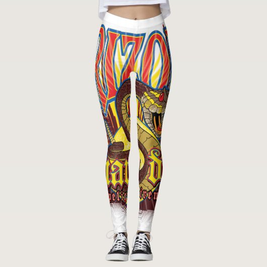 Arizona Waakhond Slang Leggings (Voorkant)