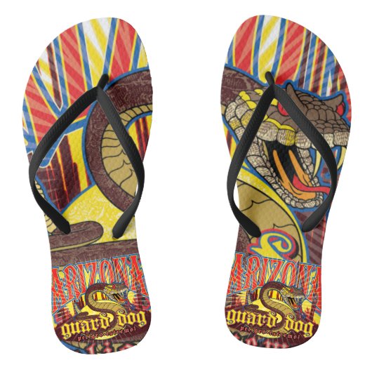 Arizona Waakhond Slang Teenslippers (Voetbed)