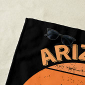 Arizona Wateland Retro Beach Towel Strandlaken (In situ)