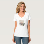 Arizona Watercolor T-shirt V-hals - Dames (Voorkant volledig)