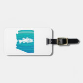 Arizona Wave Vist Bagagelabel (Voorkant horizontaal)