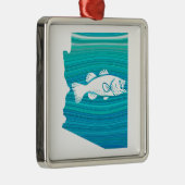 Arizona Wave Vist Metalen Ornament (Rechts)