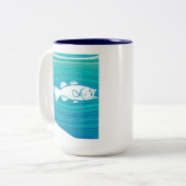 Arizona Wave Vist Tweekleurige Koffiemok (Voorkant links)