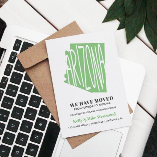 ARIZONA We hebben het nieuwe adres Nieuw Briefkaar Briefkaart