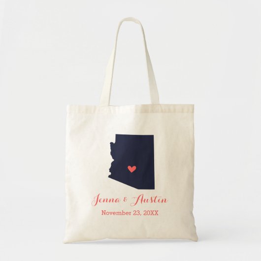 Arizona Wedding Welkom Tote Bag (Voorkant)