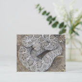 Arizona Western Diamondback Rattlesnake Briefkaart (Staand voorkant)