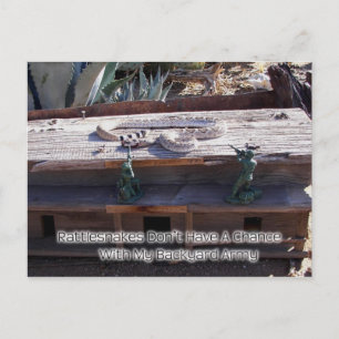 Arizona Western Diamondback Rattlesnake Briefkaart