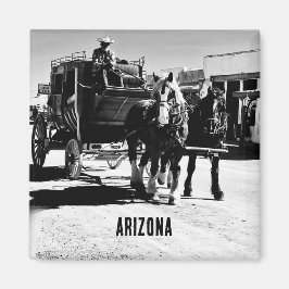 Arizona westerse paard rijtuig  magneet
