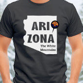 Arizona White Mountains Starburst Locator T-shirt