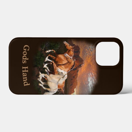 Arizona Wild paarden Case-Mate iPhone Case (Achterkant (horizontaal))