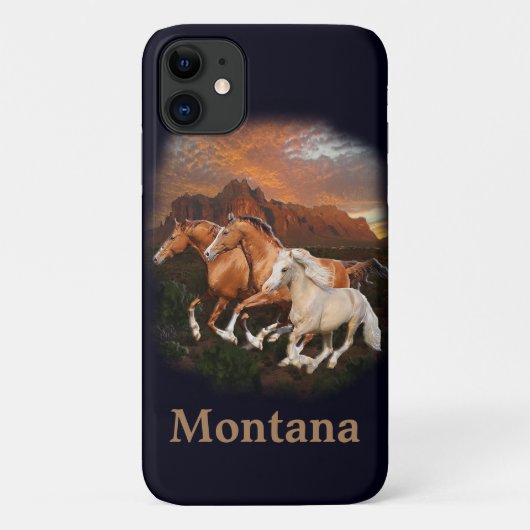 Arizona Wild paarden Case-Mate iPhone Case (Achterkant)