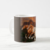 Arizona Wild paarden Koffiemok (Voorkant links)