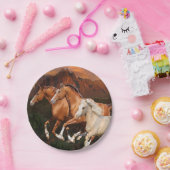 Arizona Wild paarden Papieren Bordje (Feest)