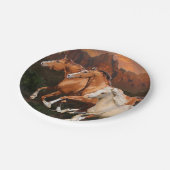 Arizona Wild paarden Papieren Bordje (Gekanteld)