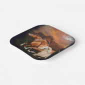 Arizona Wild paarden Papieren Bordje (Gebogen)