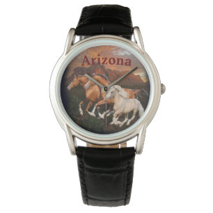 Arizona wilde paarden horloge