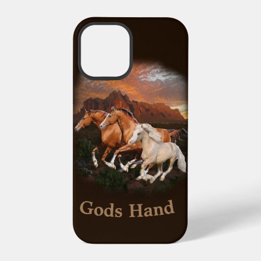 Arizona wilde paarden iPhone hoesje (Achterkant)