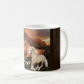 Arizona wilde paarden koffiemok (Voorkant rechts)