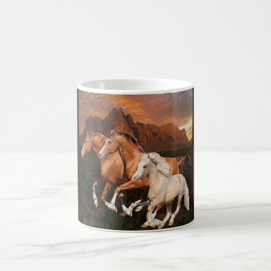 Arizona wilde paarden koffiemok (Center)