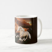 Arizona wilde paarden koffiemok (Voorkant rechts)