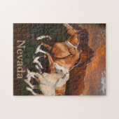 Arizona wilde paarden legpuzzel (Horizontaal)