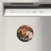 Arizona wilde paarden magneet (Insitu (Vaatwasser))