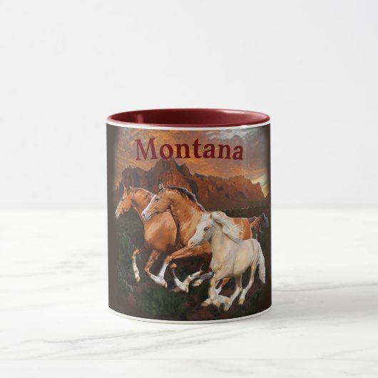 Arizona wilde paarden mok (Midden)