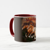 Arizona wilde paarden mok (Voorkant links)