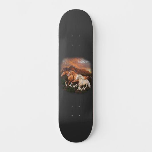 Arizona wilde paarden persoonlijk skateboard (Voorkant)