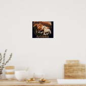 Arizona Wilde Paarden Poster (Keuken)